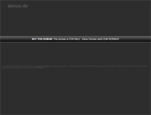 Tablet Screenshot of abnus.de